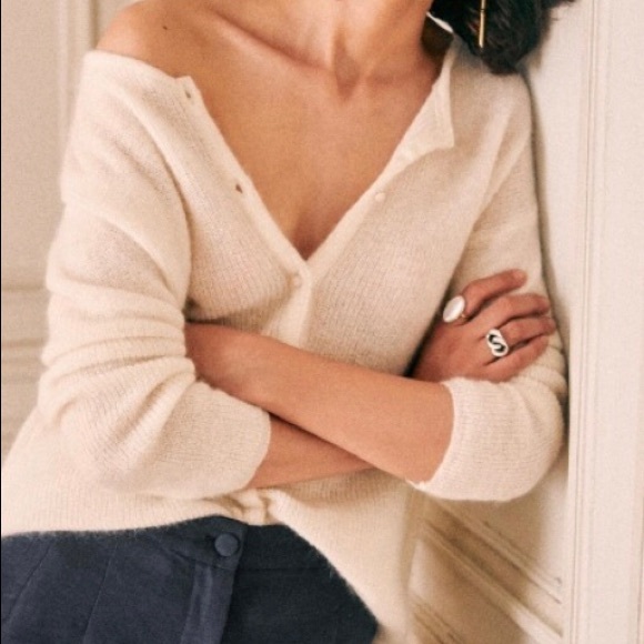 Sezane Sweaters - Sezane Gaspard jumper - Off White